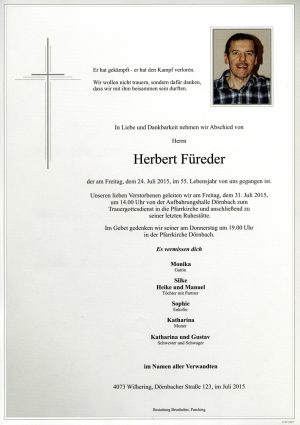 Portrait von Herbert Füreder
