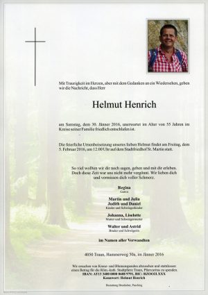 Portrait von Helmut Henrich