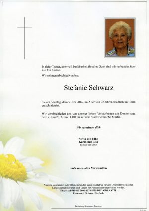 Portrait von Stefanie Schwarz