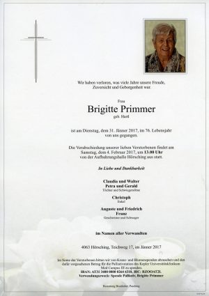 Portrait von Brigitte Primmer