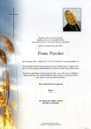 Portrait von Franz Poscher