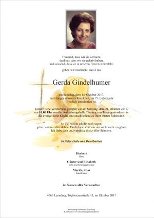 Portrait von Gerda Gindelhumer