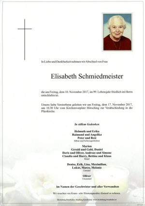 Portrait von Elisabeth Schmiedmeister