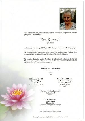 Portrait von Eva Kuppek