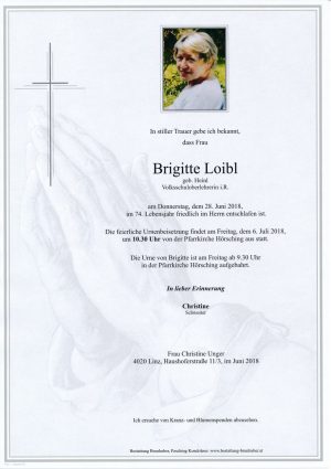 Portrait von Brigitte Loibl