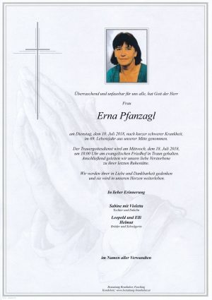 Portrait von Erna Pfanzagl