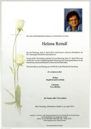 Portrait von Helena Reindl