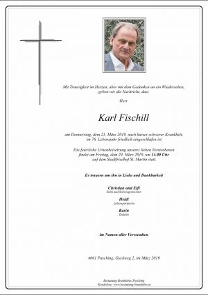 Portrait von Karl Fischill