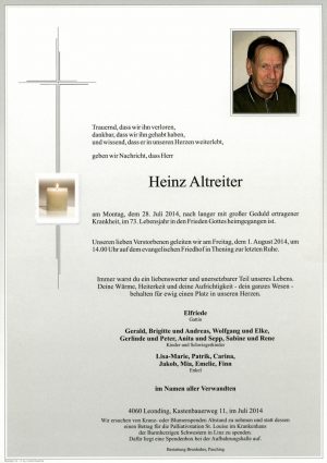 Portrait von Altreiter Heinz
