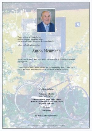 Portrait von Anton Neumann