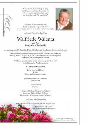 Portrait von Walfriede Walenta