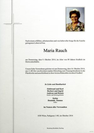 Portrait von Maria Rauch